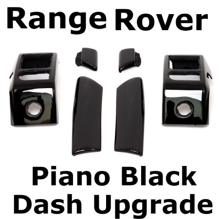 6pc Dash Upgrade Kit BLACK PIANO (Without Courtesy Light) - Click Image to Close